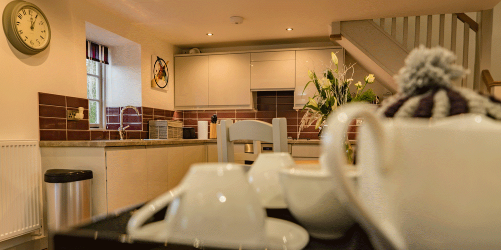 Cart House Holiday Cottage Axbridge Somerset Kitchen and Tea Service